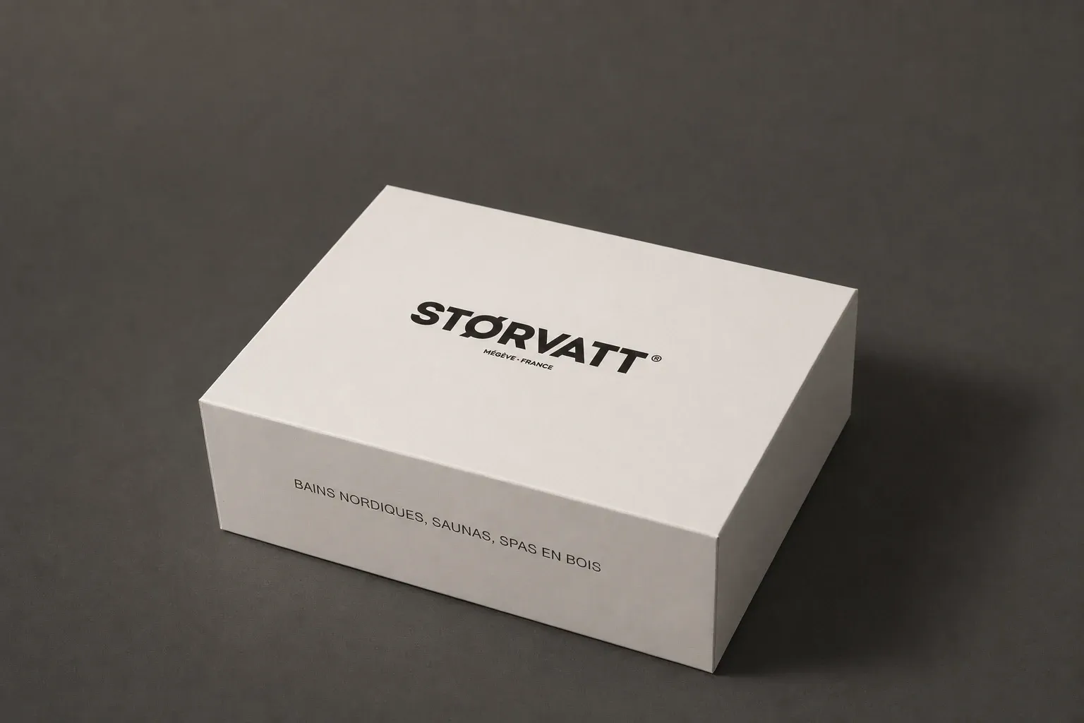 Boîte cloche blanche Storvatt, au style minimaliste