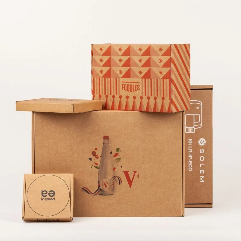 Boîtes d'expédition kraft en gamme Éco design