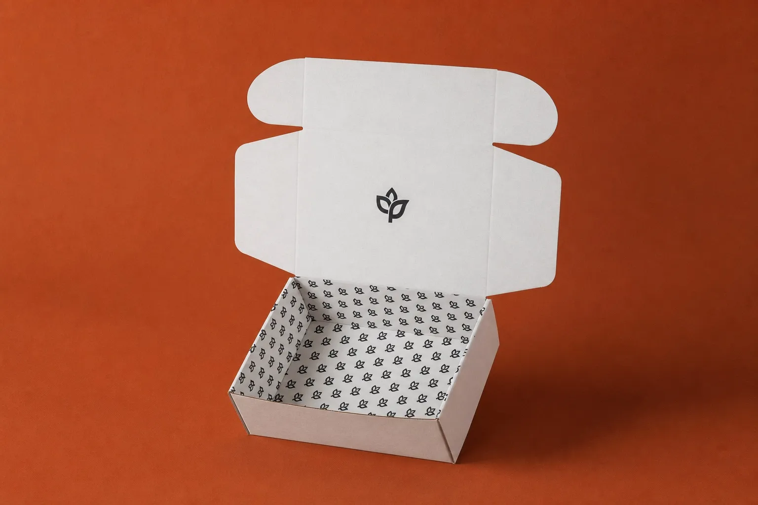 Boîte carton blanche personnalisée, gamme Éco Design
