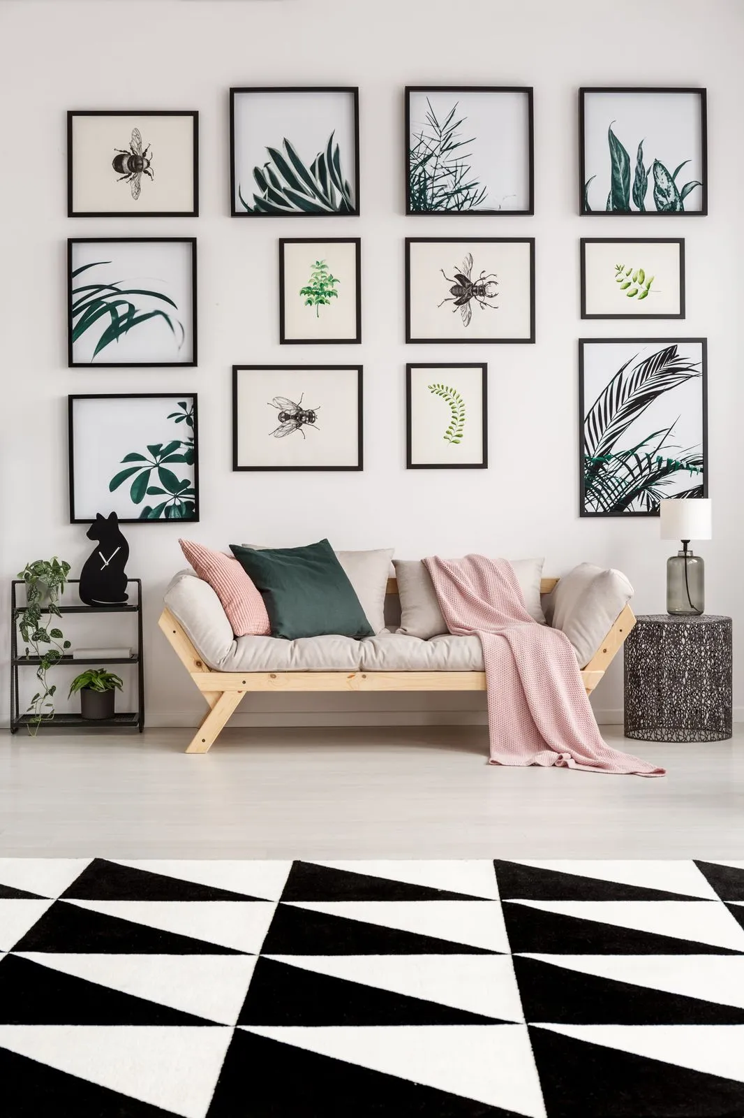 Posters dans un salon