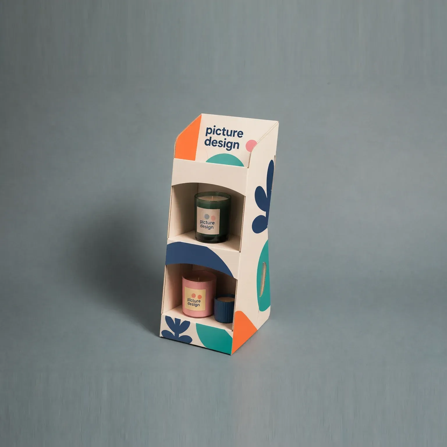 PLV de comptoir makalu, PLV carton personnalisée, prêt à vendre carton, fabrication française, Smartpack