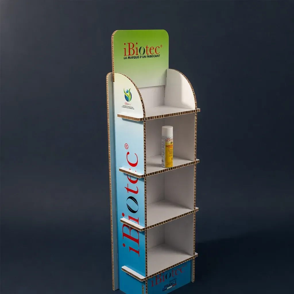 PLV de comptoir, PLV carton personnalisée, packaging carton personnalisé, emballage sur mesure, Smartpack, fabrication française