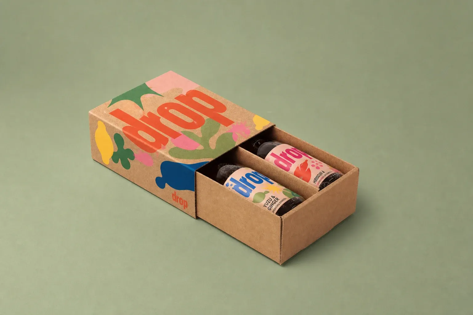 Boîte tiroir en carton ondulé personnalisée