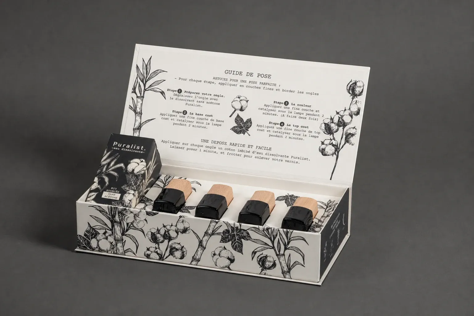 Coffret Puralist ouvert