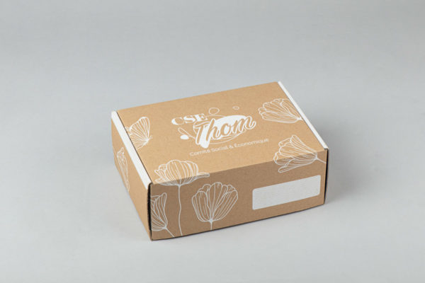 Boite cadeau personnalisable flower power 2