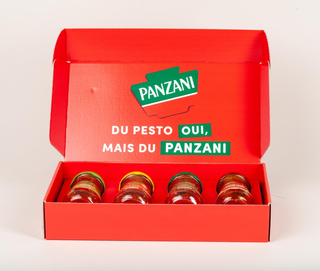 Coffret lancement de produit panzani