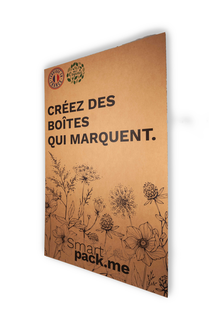 Impression de panneaux publicitaires 2 panneau rigide publicitaire carton en nid d'abeille