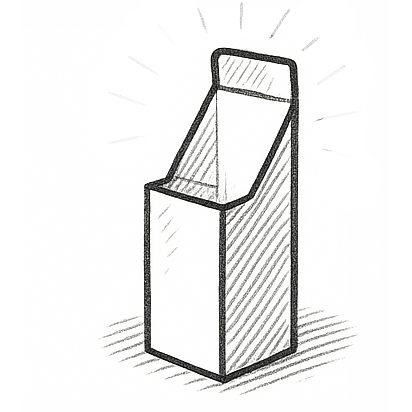 présentoir sur mesure