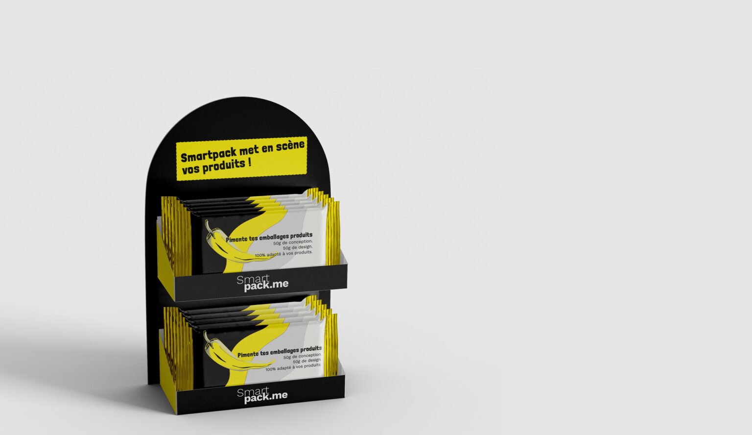 PLV carton personnalisé - présentoir carton