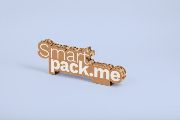 lettre en carton, logo en volume