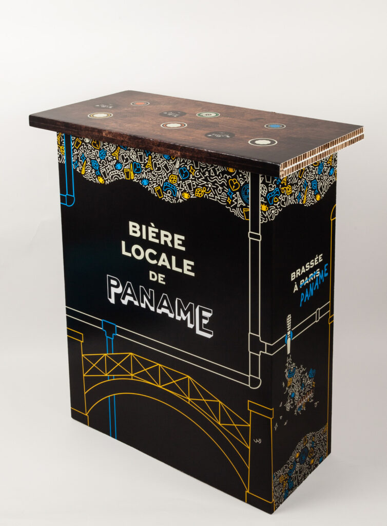 Comptoir en carton personnalisable 1 comptoir en carton personnalisable