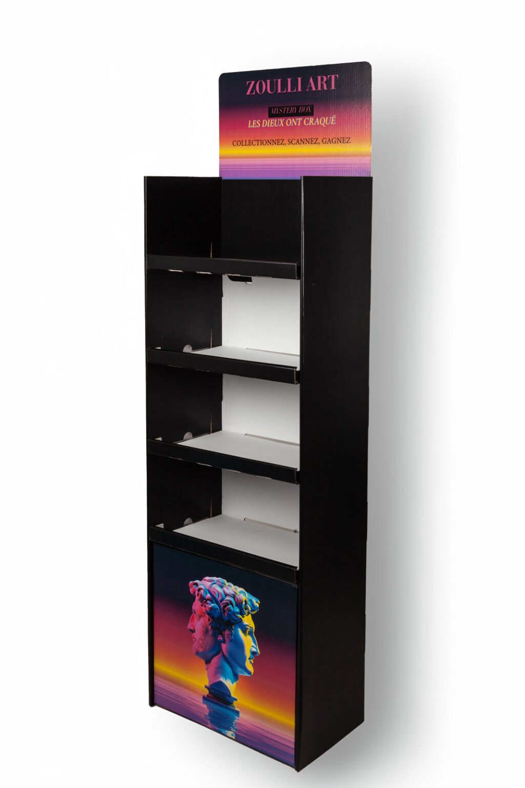 présentoir carton personnalisable