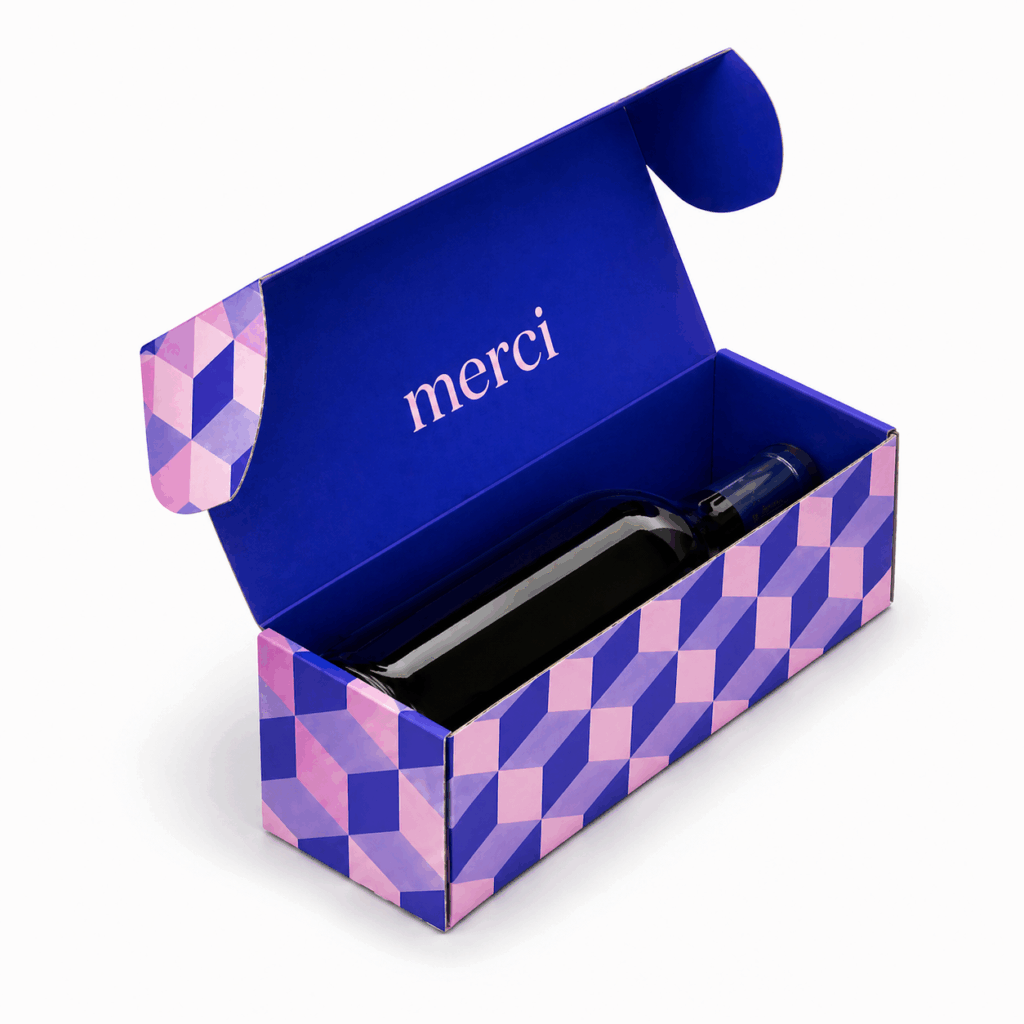 coffret bouteille personnalsiable