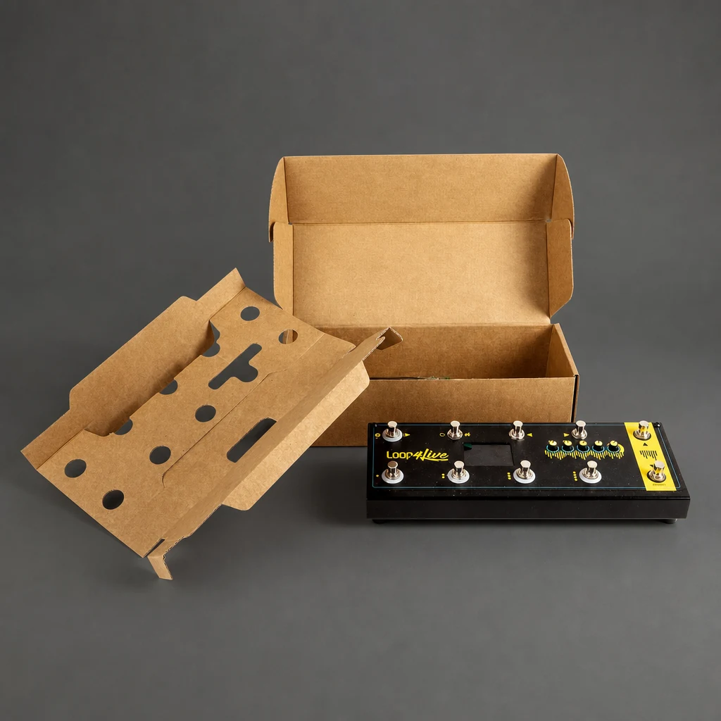 Boîte à oreilles, packaging carton personnalisé, industrie électronique, emballage sur mesure, Smartpack, fabrication française