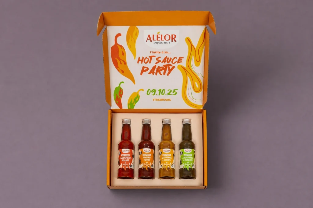 Coffret premium, packaging carton personnalisé, coffret avec calage, emballage sur mesure, Smartpack, fabrication française