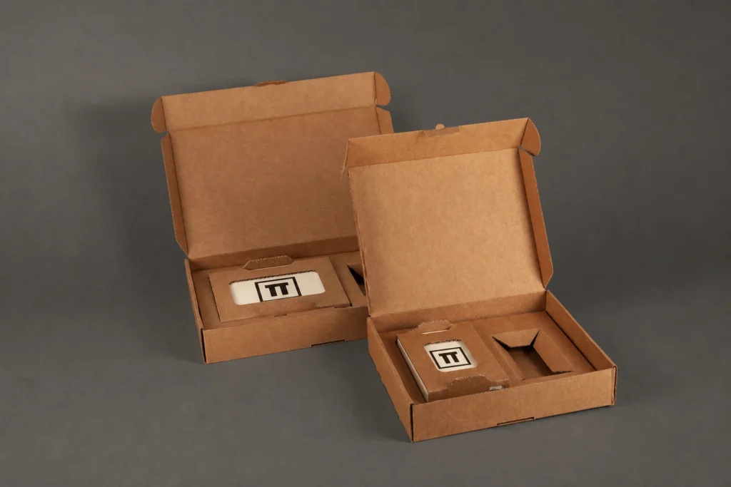 Boîte à oreilles, packaging carton personnalisé, industrie électronique, emballage sur mesure, Smartpack, fabrication française